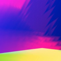 Colorful abstract gradient background with vibrant hues of pink, purple, and yellow.